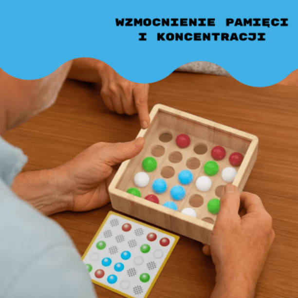 Koraliki pamięci - Układanka pamięciowa dla osób starszych