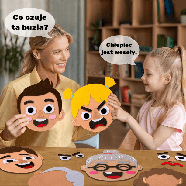 Emotki - Zabawka edukacyjna do nauki emocji