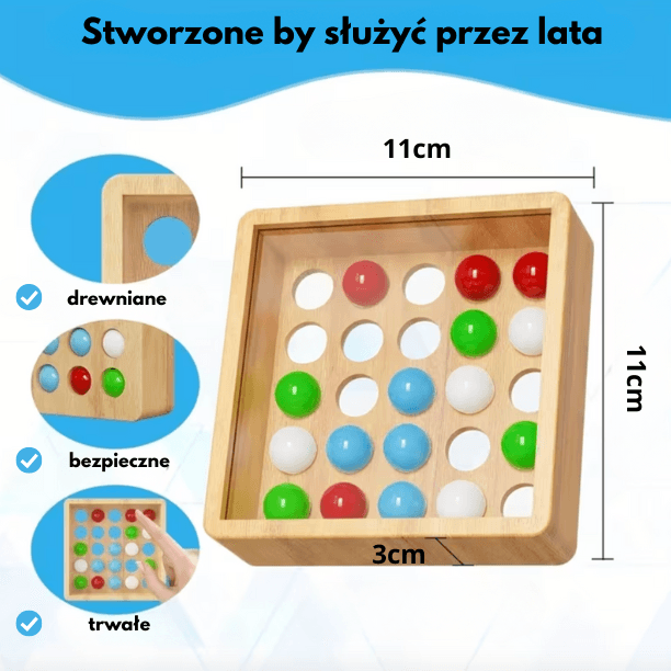 Koraliki pamięci - Układanka pamięciowa dla osób starszych